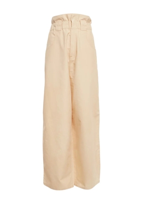 Fendi Pre-Owned cotton trousers - Neutrals