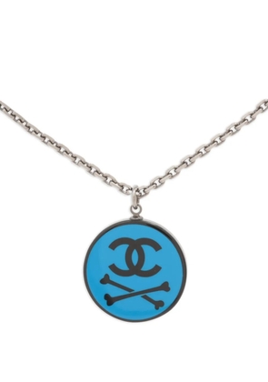 CHANEL Pre-Owned 2003 Mark Crossbone necklace - Silver