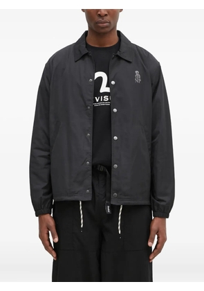 Aries logo-print jacket - Black