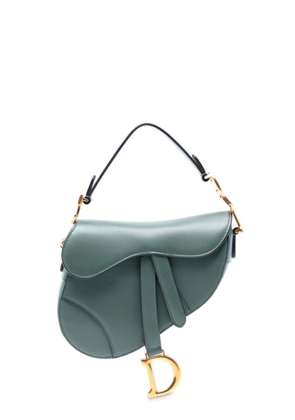 Christian Dior Pre-Owned 2009 Mini Smooth Calfskin Saddle Bag satchel - Green