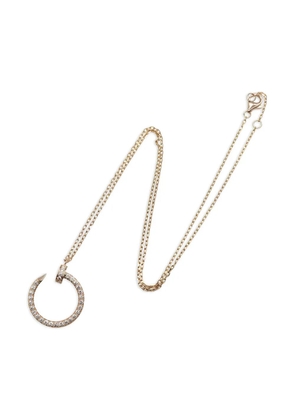 Cartier 2010s 18K rose gold Juste un Clou diamonds necklace