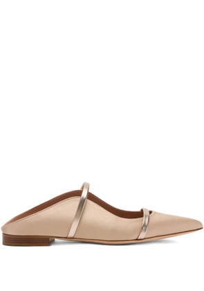 Malone Souliers Maureen pointed-toe mules - Neutrals