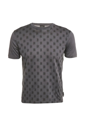 Emporio Armani Pre-Owned print crewneck jersey - Grey