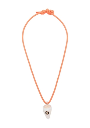 Dezso 18K rose gold Conus necklace - Pink