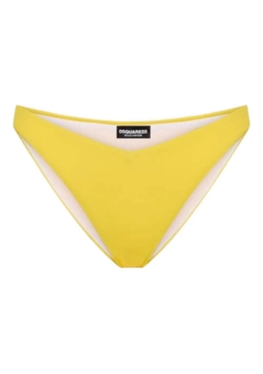 DSQUARED2 logo bikini bottoms - Yellow