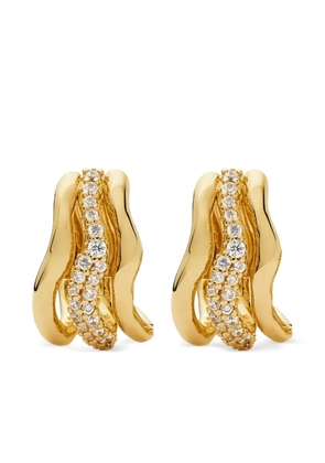 Missoma Molten hoop earrings - Gold