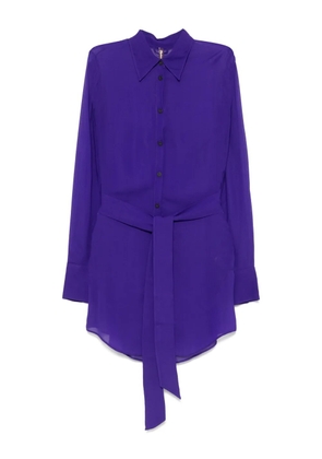 Maison Close Fever shirt dress - Purple