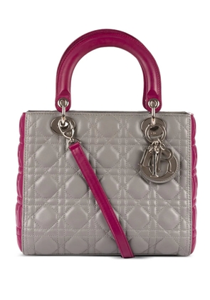 Christian Dior Pre-Owned 2000 Cannage Lady Dior handbag - Grey