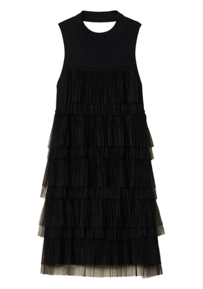 TWINSET tulle-ruffled dress - Black