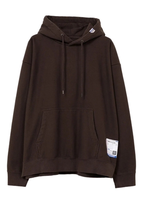 in･stru(men-tal). hooded pocket sweatshirt - Brown