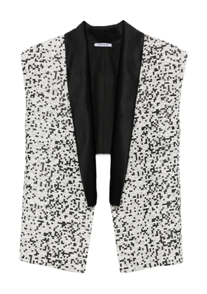 Parlor sleeveless jacket - Black