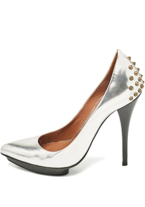 Alexander McQueen Pre-Owned 120mm studded pumps - Grey