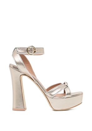 Malone Souliers 125mm Rudi sandals - Gold
