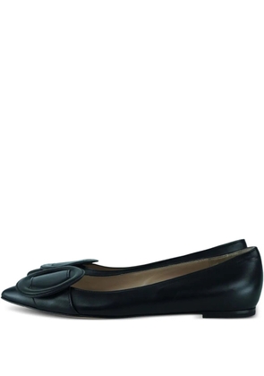 Gianvito Rossi Venezia pointed-toe flats - Black
