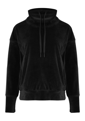 Lygia & Nanny NUTELLA plush-texture hoodie - Black