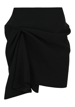 Maticevski asymmetric zip-up mini skirt - Black