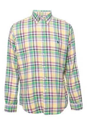 Polo Ralph Lauren Vintage plaid cotton shirt - Yellow