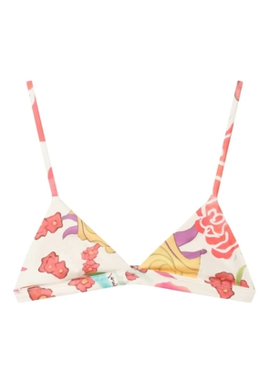 Donde Esteban floral print triangle bikini top - Multicolour