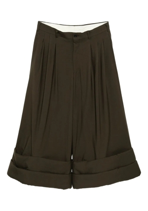 Comme des Garçons Homme Plus pleated trousers - Green