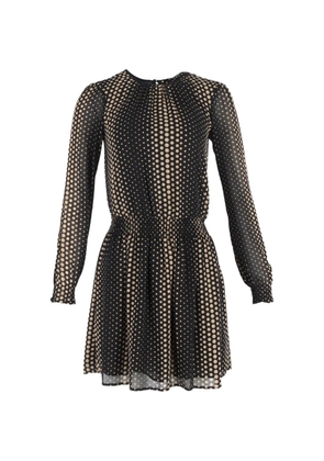 Michael Kors Vintage Aralia polka-dot mini dress - Black