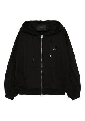 SONGZIO graphic-print hoodie - Black