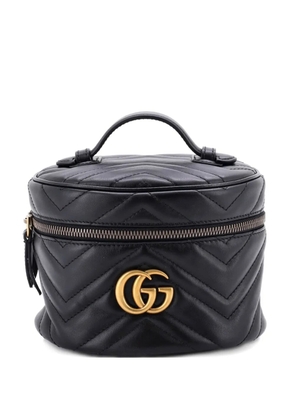 Gucci Pre-Owned GG Marmont Vanity Matelasse Leather Mini backpack - Black