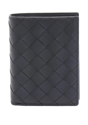 Bottega Veneta Pre-Owned 2020s signature Intrecciato design leather wallet - Black