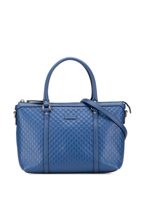 Gucci Pre-Owned 2000-2015 Small Microguccissima Joy satchel - Blue
