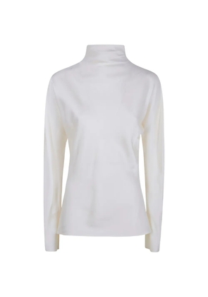 Róhe high-neck button-fastening blouse - Neutrals