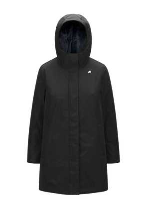 K-Way hooded puffer jacket - Black