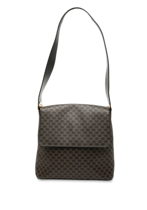 Celine Pre-Owned 1998 Macadam Coated Canvas shoulder bag - Brown