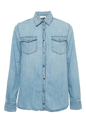 Elisabetta Franchi 2024 pocket denim shirt - Blue