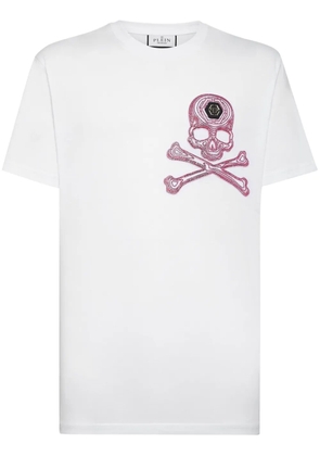 Philipp Plein skull-print cotton T-shirt - White