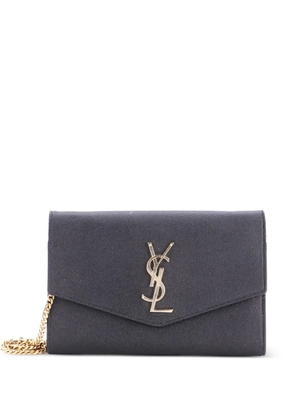 Saint Laurent Pre-Owned Uptown Chain Wallet Leather crossbody bag - Black