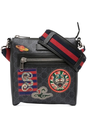 Gucci Pre-Owned 2016-2025 GG Supreme Night Courrier Messenger Bag crossbody bag - Black