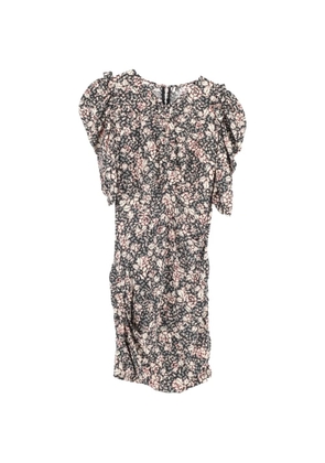 Isabel Marant Vintage Brizia ruched mini dress - Black