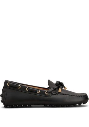 Tod's bow-detail gommino loafers - Black