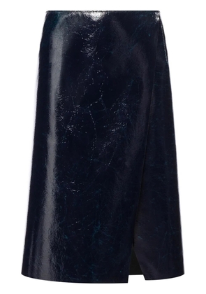 Philosophy Di Lorenzo Serafini glossy A-line skirt - Blue