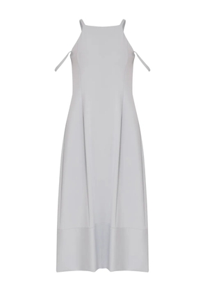 Gloria Coelho square-neck midi dress - Grey