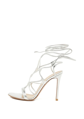 Gianvito Rossi Giza leather sandals - Silver