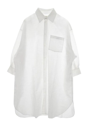 Celine Pre-Owned 2010s Triomphe long-sleeve shirt - White