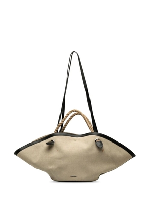 Jil Sander Pre-Owned 2020-2023 Jil Sander Canvas Sombrero Satchel - Brown