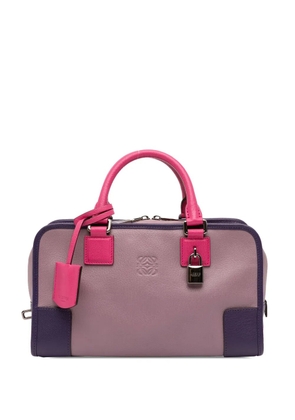 Loewe Pre-Owned 2012 Tricolor Goatskin Amazona 28 handbag - Purple