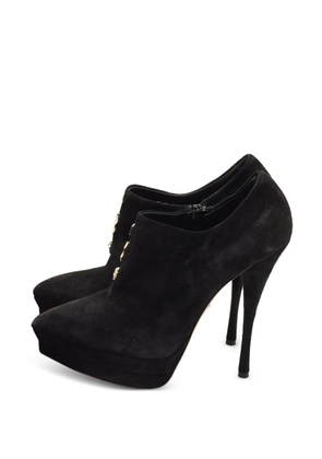 Versace Pre-Owned Medusa platform boots - Black