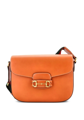 Gucci Pre-Owned Horsebit 1955 Leather Large shoulder bag - Brown