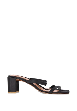 BY FAR Tanya square-toe sandals - Black