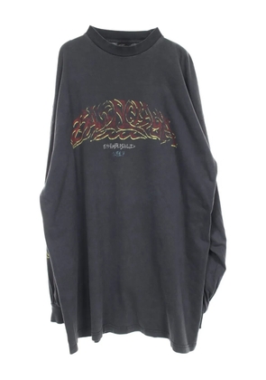Balenciaga Pre-Owned 2010s graphic-print long sleeve t-shirt - Grey