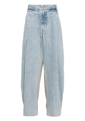CROQUIS drawstring zip-up jeans - Blue