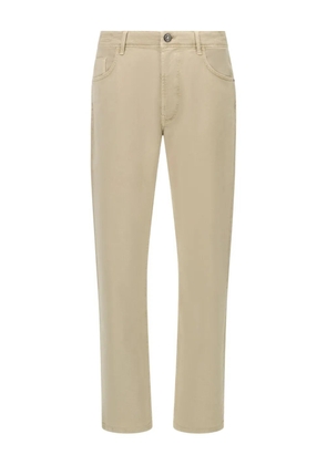 Boggi Milano cotton-blend straight-leg jeans - Neutrals