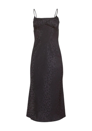 Fleur Du Mal jacquard dress - Black